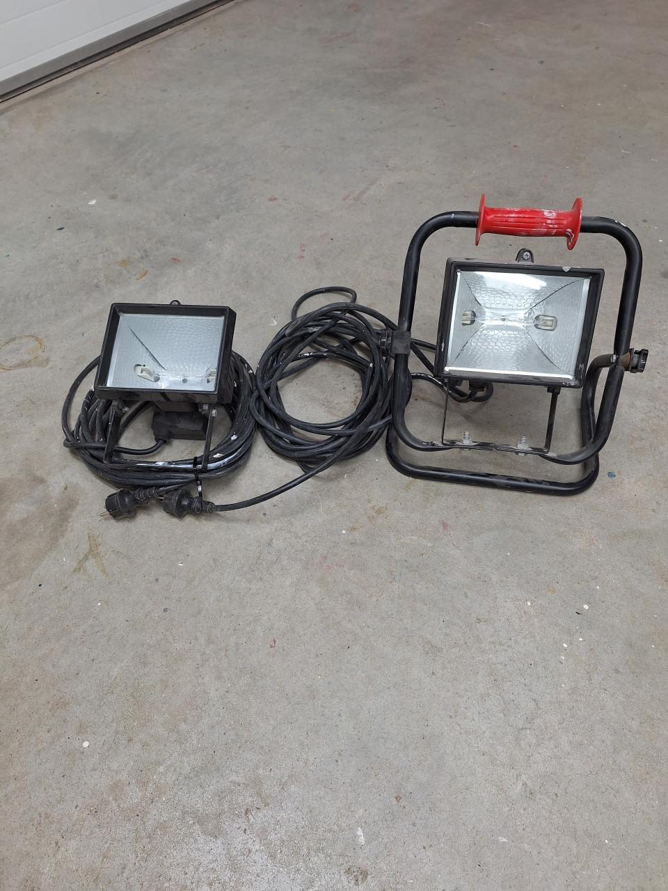 Halogeen bouwlamp 300 Watt.