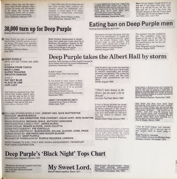 Deep Purple ‎– Who Do We Think We Are Vinyl, LP, Album, Gatefold