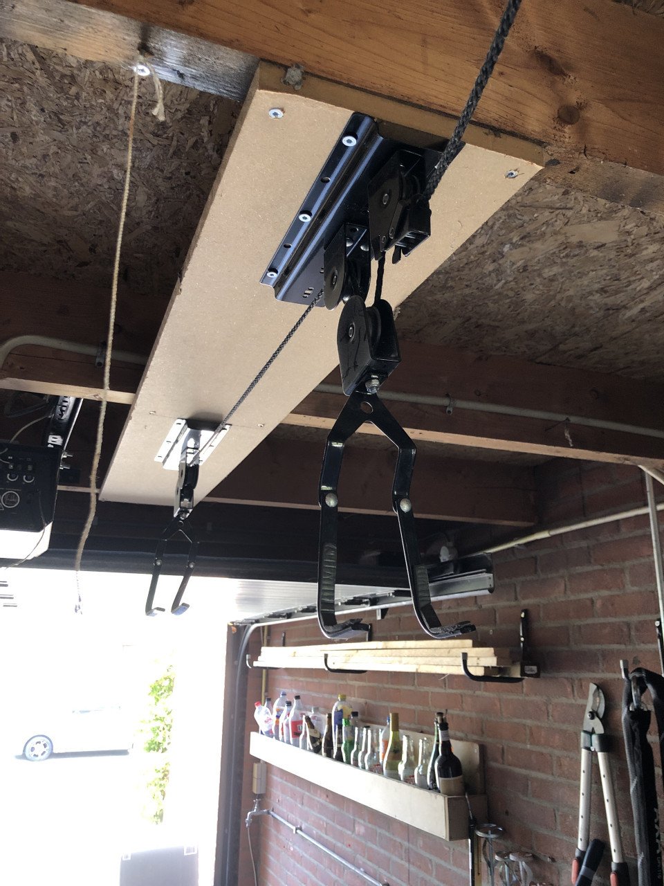 Ophang systeem fietsen
