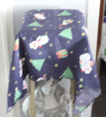 Kerst tafel kleed met kerst print