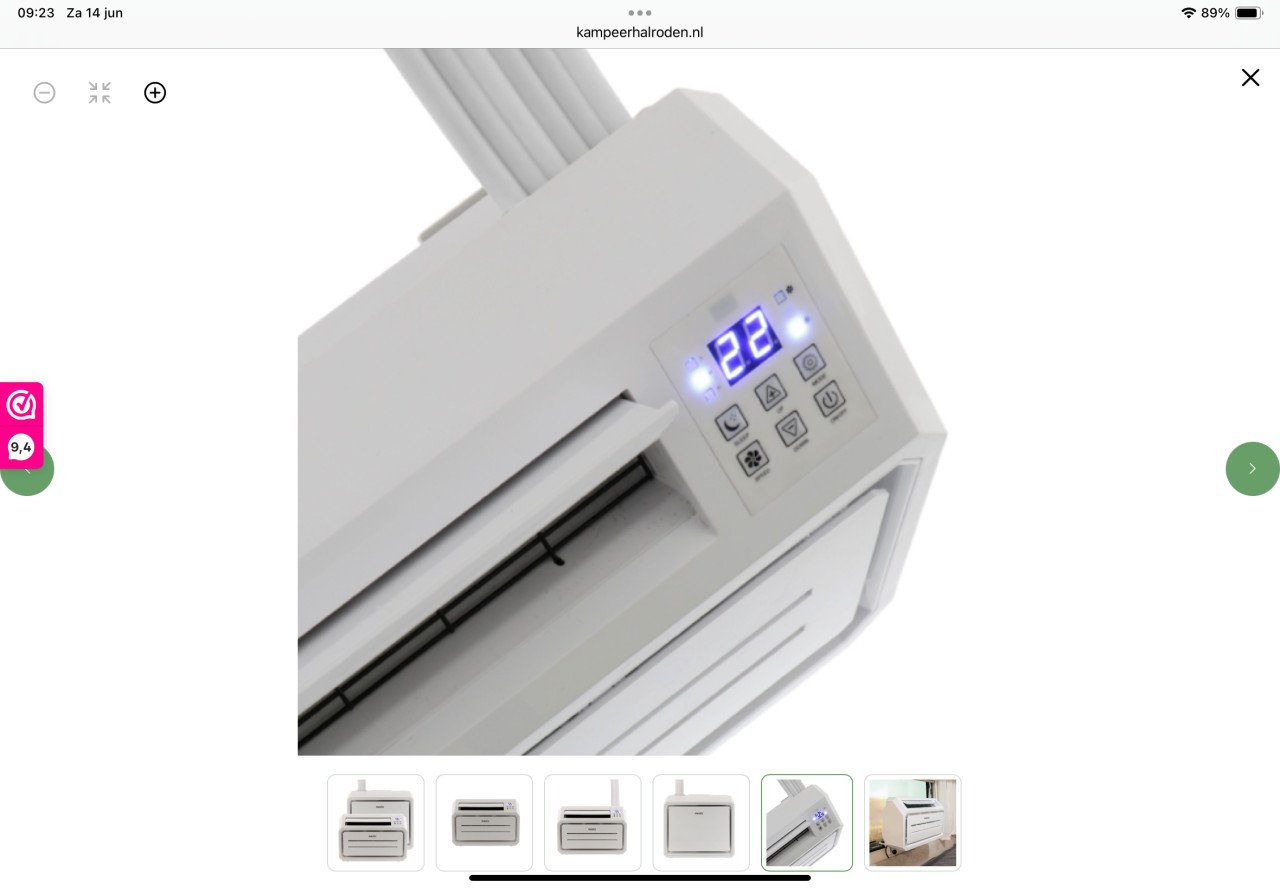 Caravan of camper airco  / splitunit