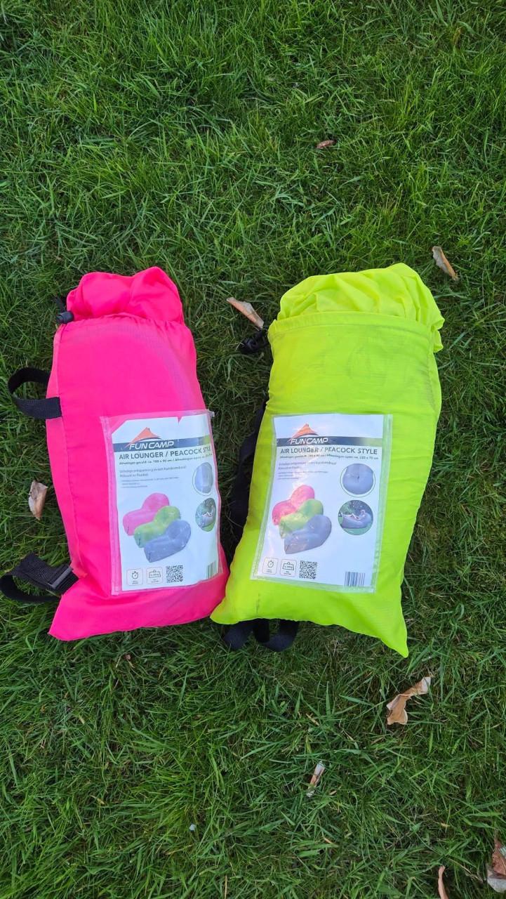 🌞 2 x Air Lounger in draagtas.