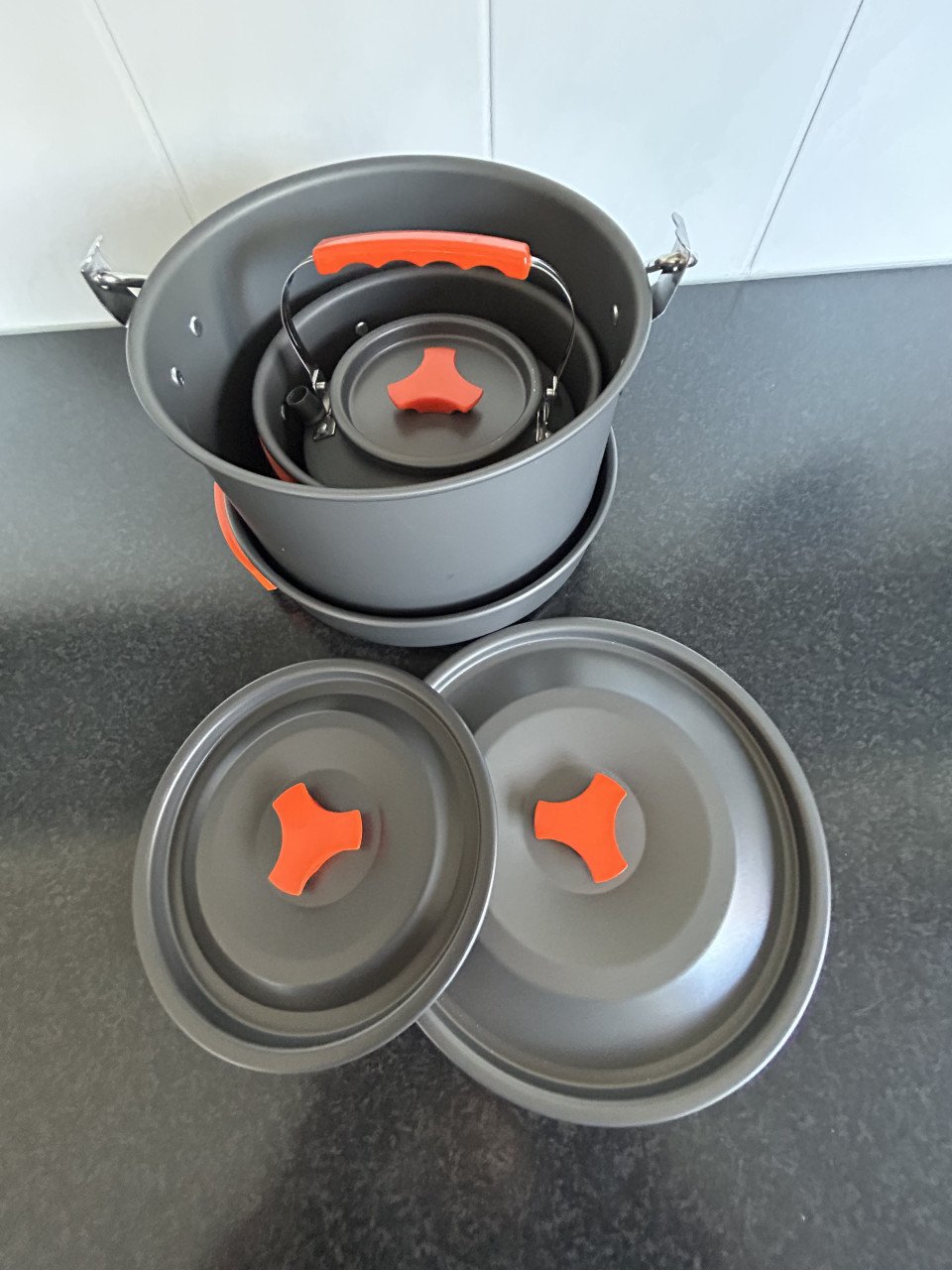 Camping pannenset.  Nieuw!