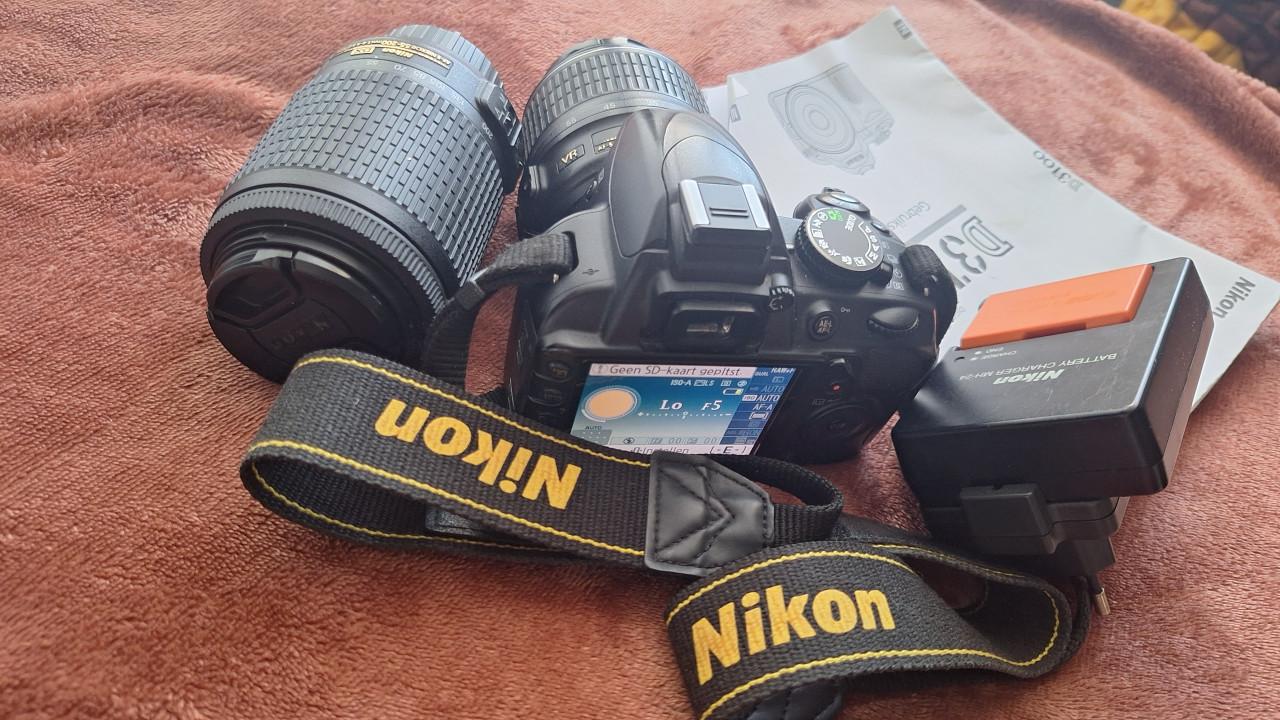 Nikon D3100 en lenzen