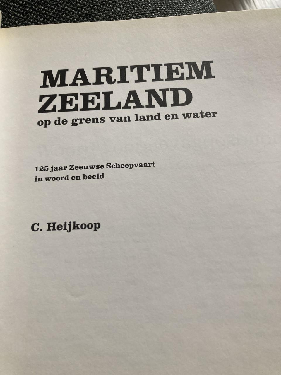 Boek Maritiem Zeeland