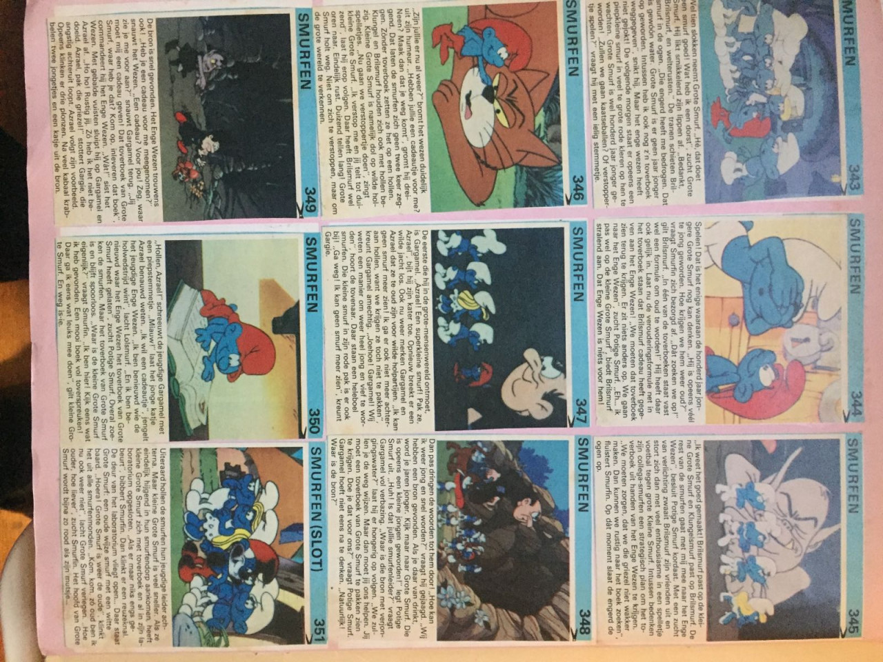 Te koop; stripboek de smurfen kerst sinterklaas kado