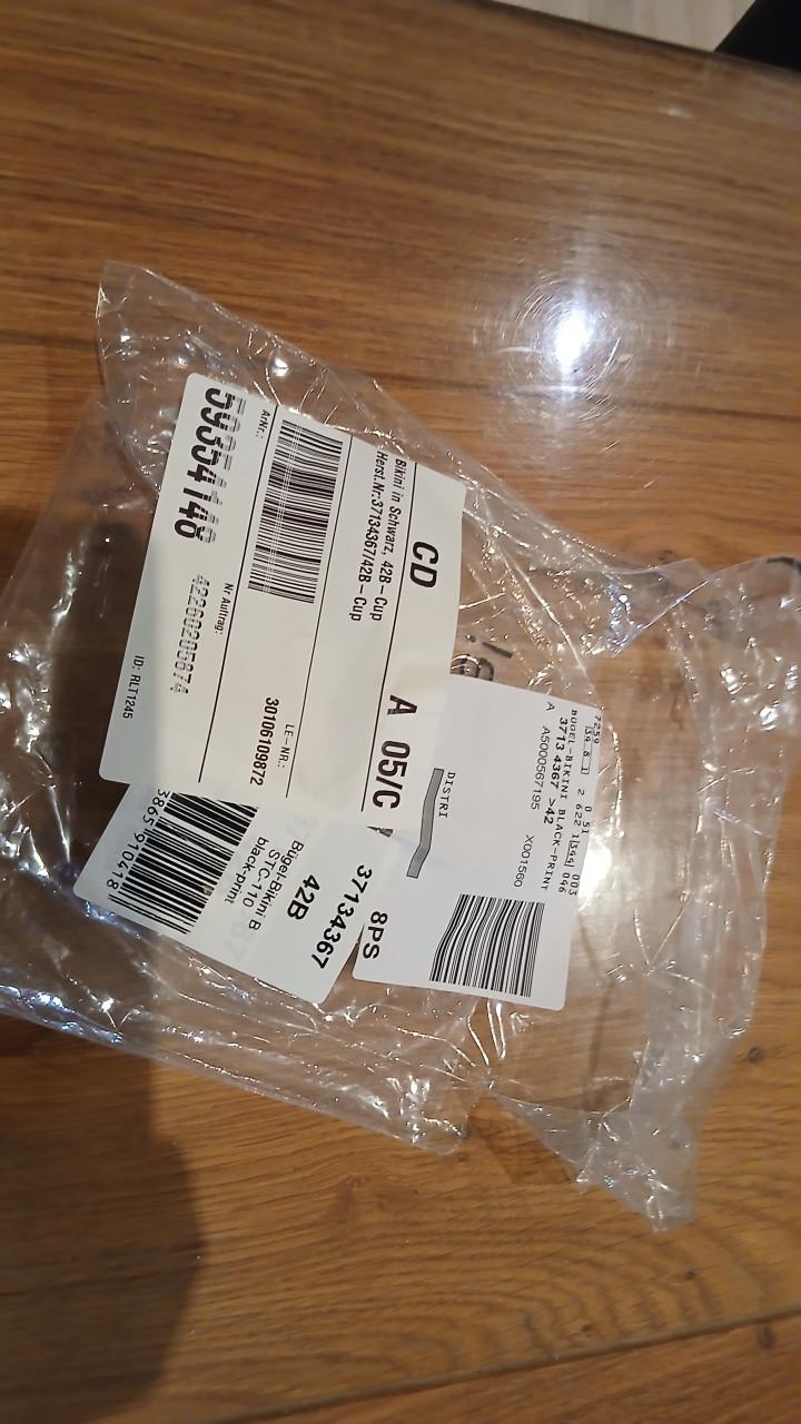 Bikini nieuw zwart +kleuren B80 beugelbikini 42 petite fleur