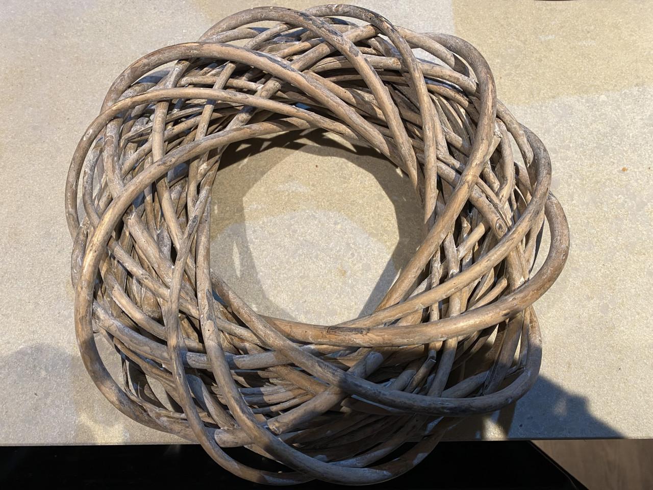 Rotan dienblad (& kransen)