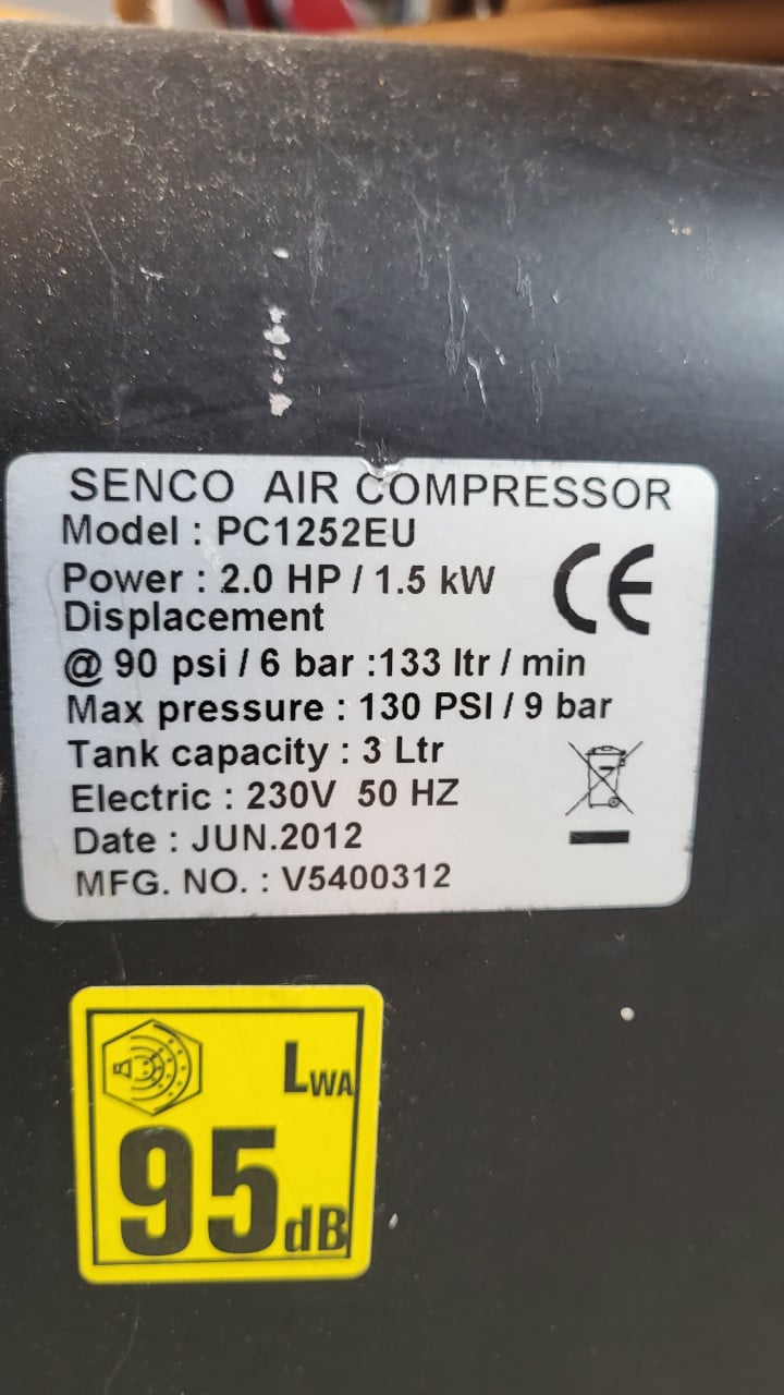 SENCA  PC1252EU COMPRESSOR