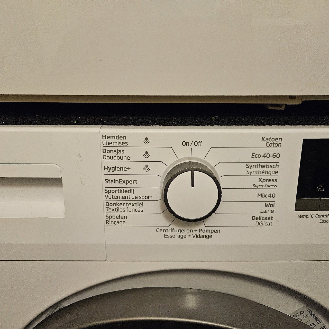 Wasmachine 7 kg Condensdroger 8 kg