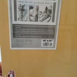 Sketch board van 97 bij 66 cm nieuw voor op een ezel of zonder