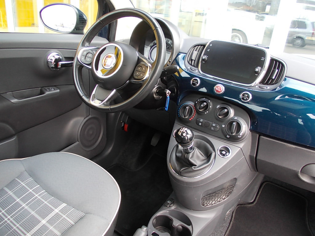 Fiat 500 0.9 lounge 80pk airco, panorama dak