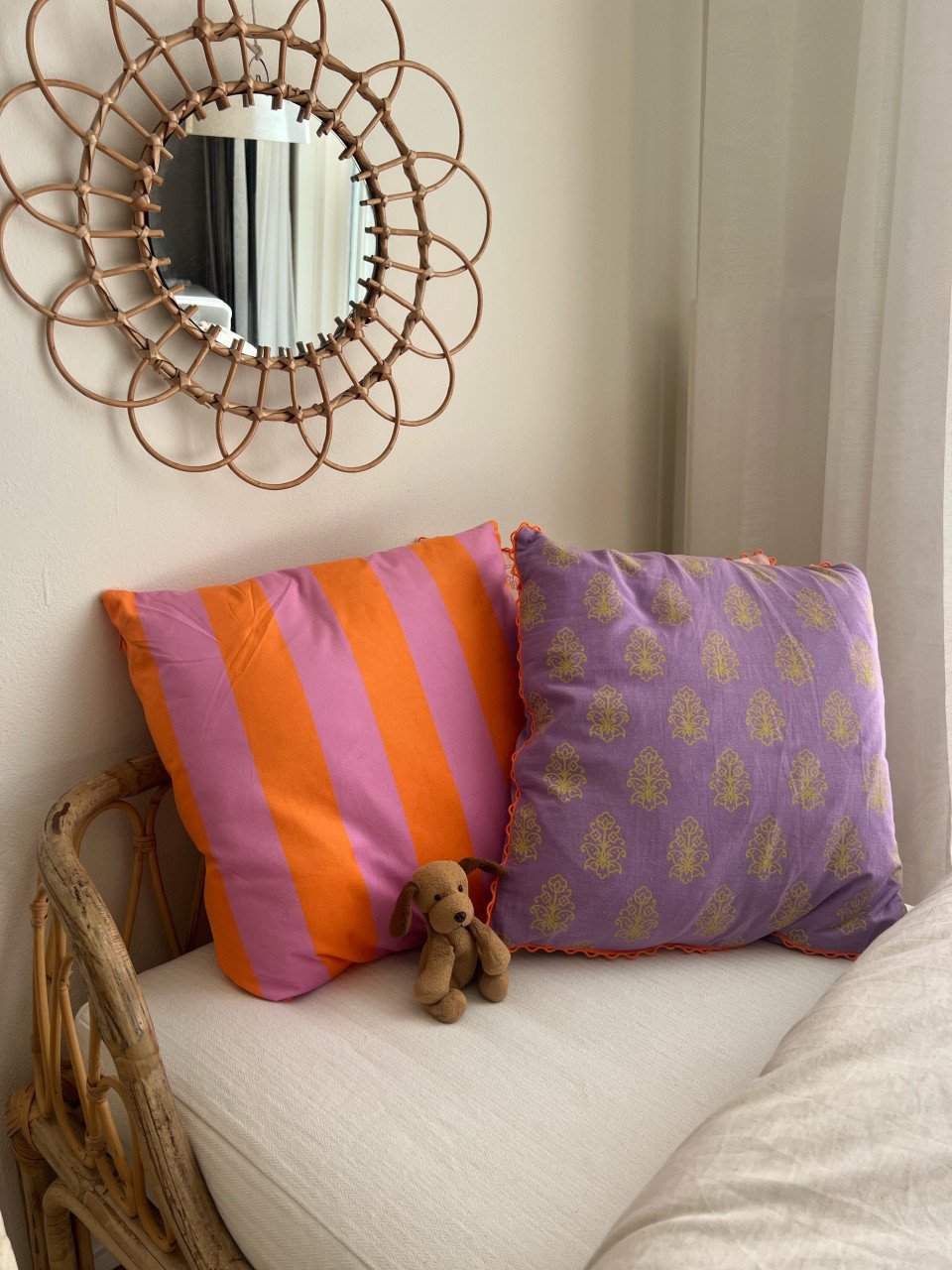 Boho kinderbed inclusief matras | rotan