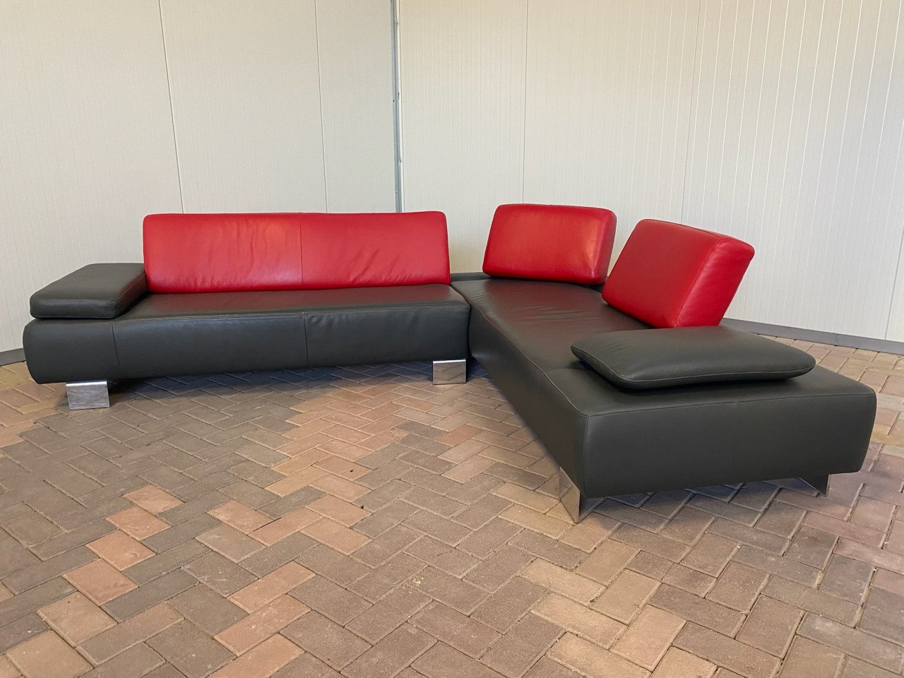 GRATIS LEVERING HEEL NL Design Montel Echt Leer Hoekbank