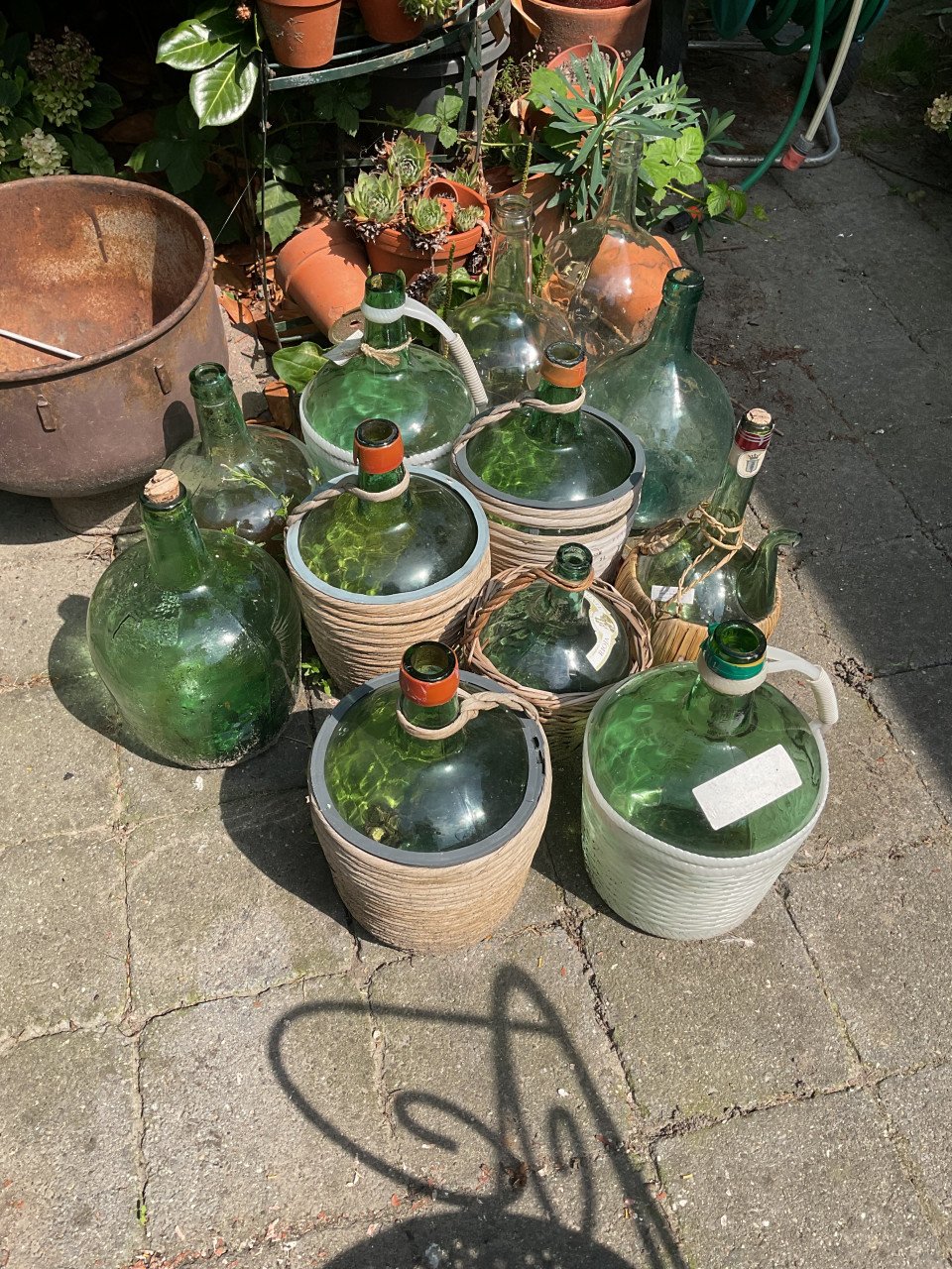 Brocante flessen