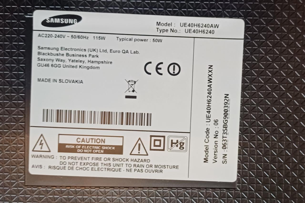 40 inch Samsung televisie (smart tv)