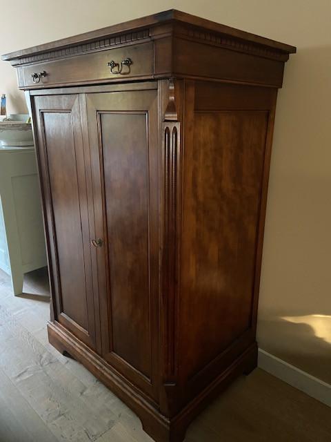 Antieke Louis Philippe kast – Demontabel – Massief hout