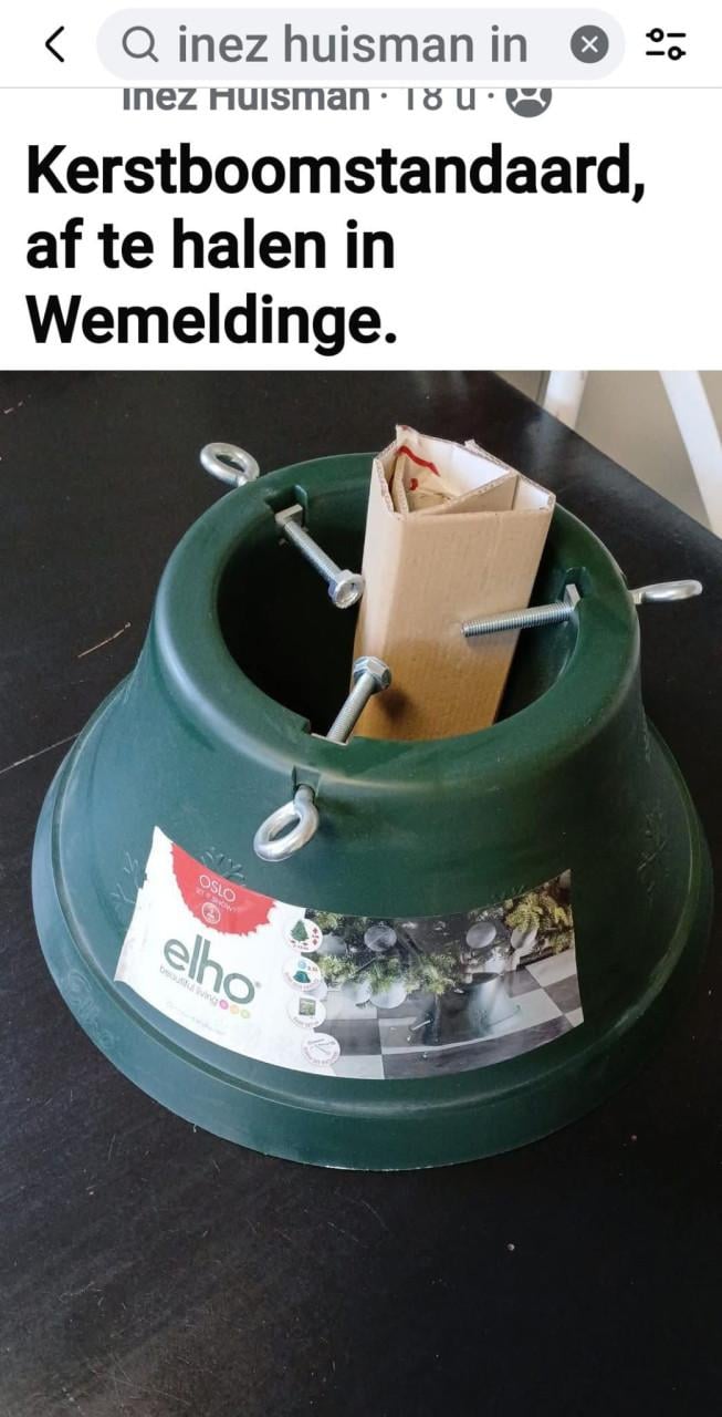 Gratis nieuwe kerstboom standaard