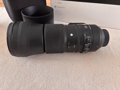 Sigma 150-600mm Contemporary F5-6,3 DG Nikon-F vatting + TC1401
