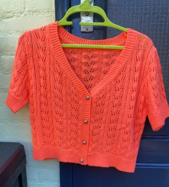 Dames gebreid vestje 🧡