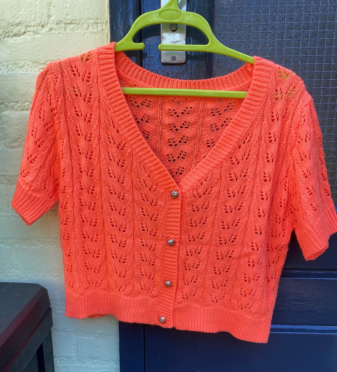 Dames gebreid vestje 🧡
