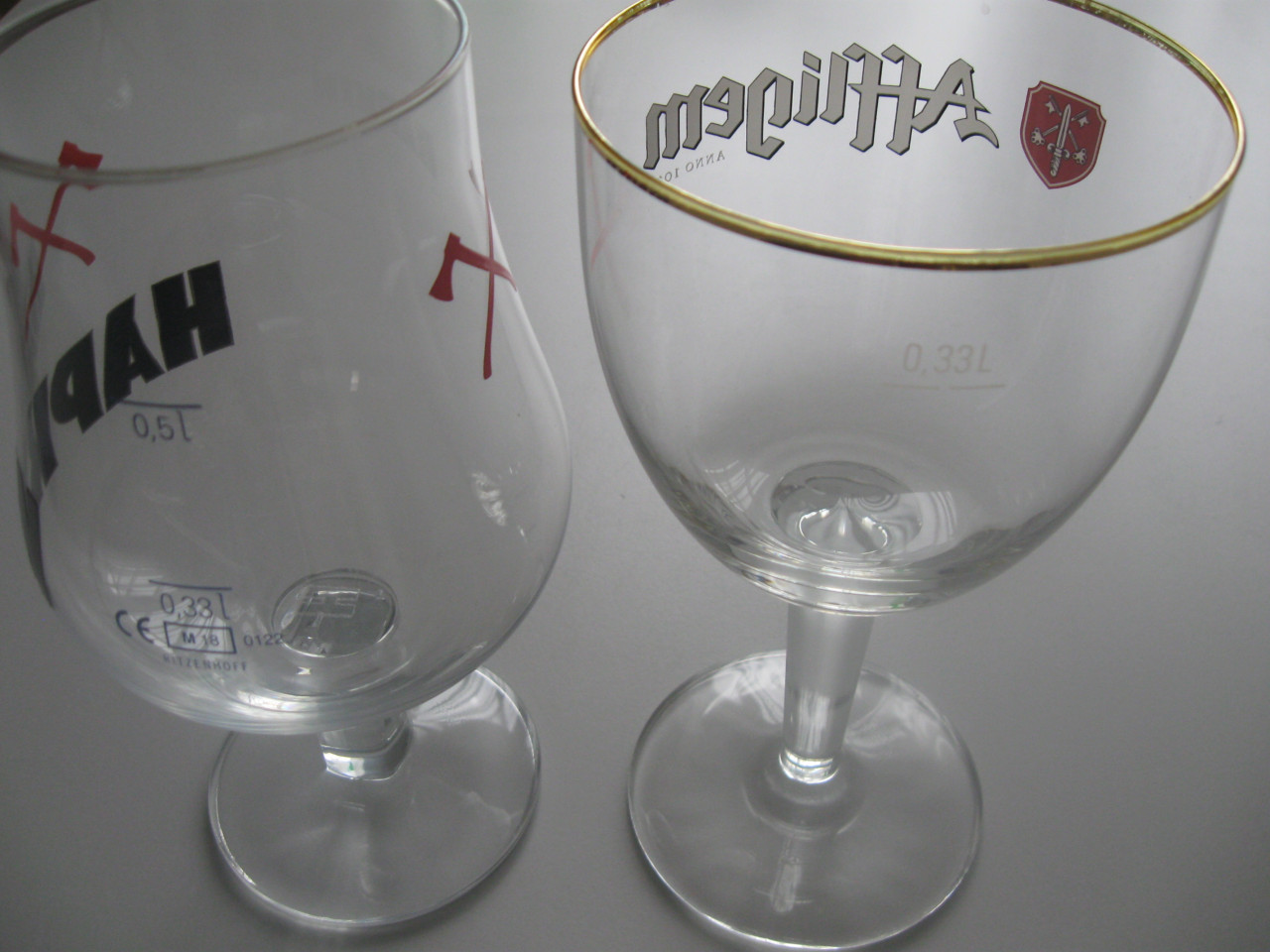 2 Trapisten glazen
