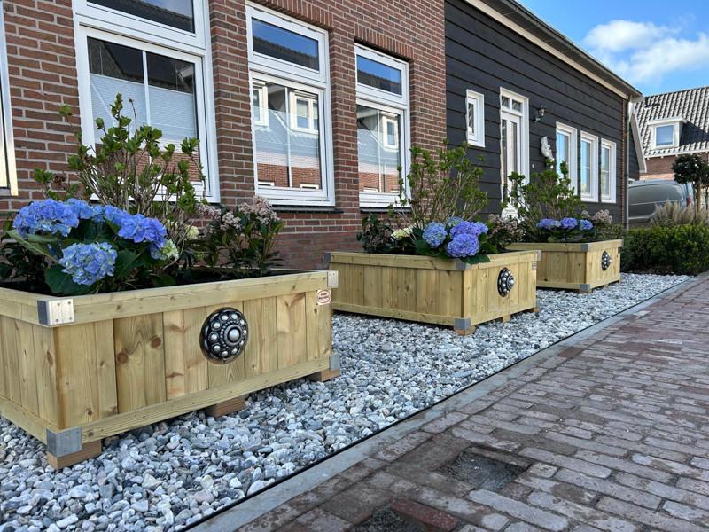 Zeeuwse knop bloembakken projecten ter inspiraties L100 x B100 x H40