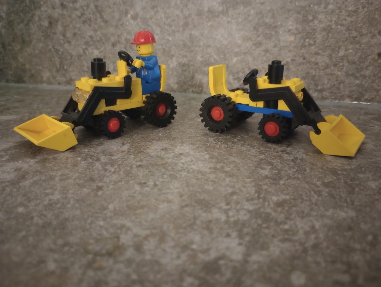 Lego 6603 Shovel Truck (2x)