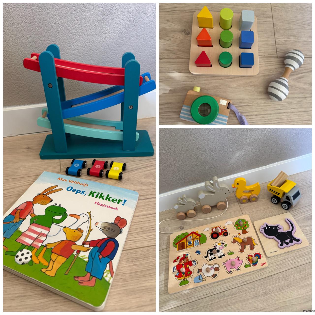 Divers houten speelgoed