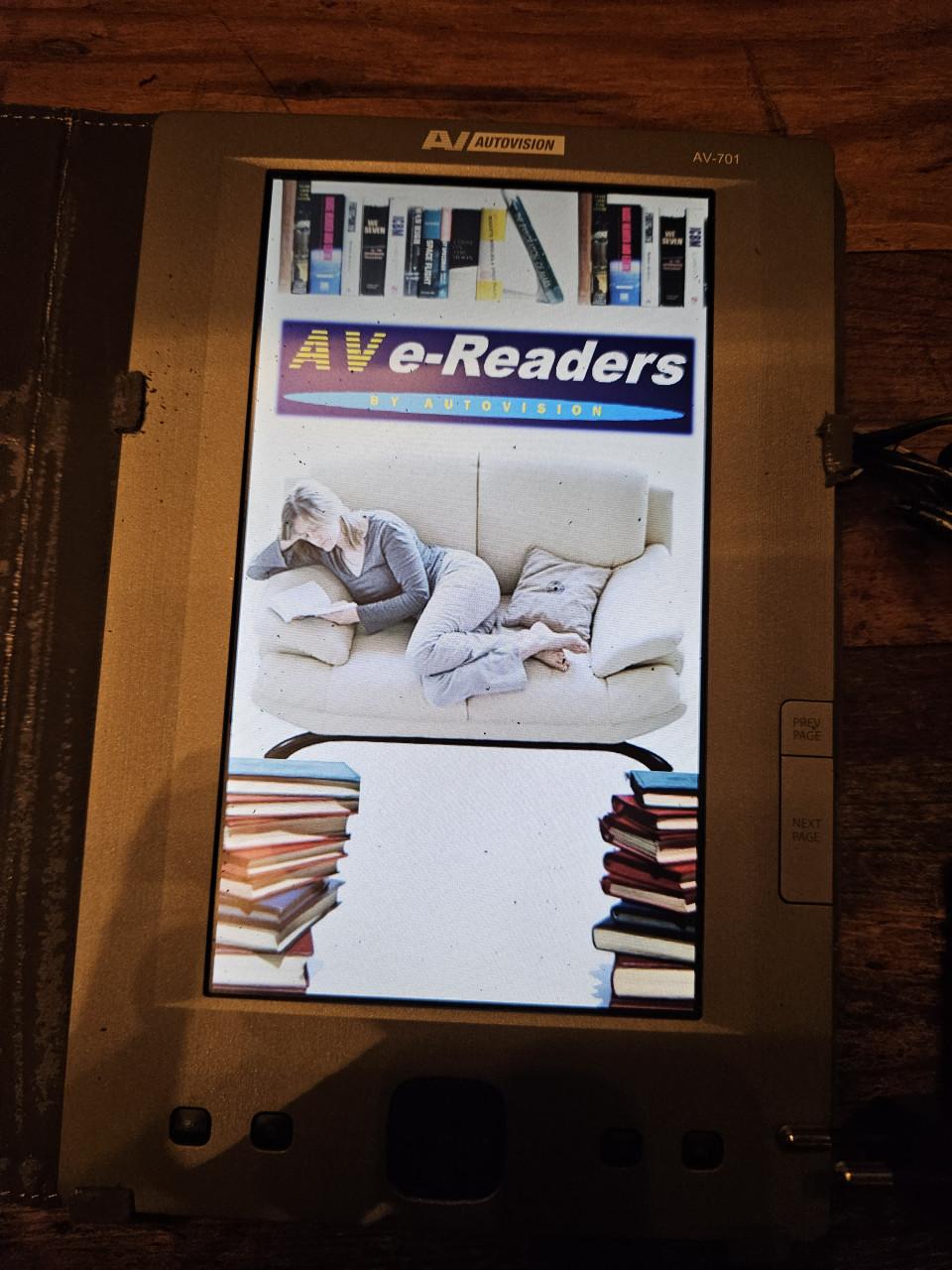 AV Autovision AV-701 e-Reader met oplader en hoes