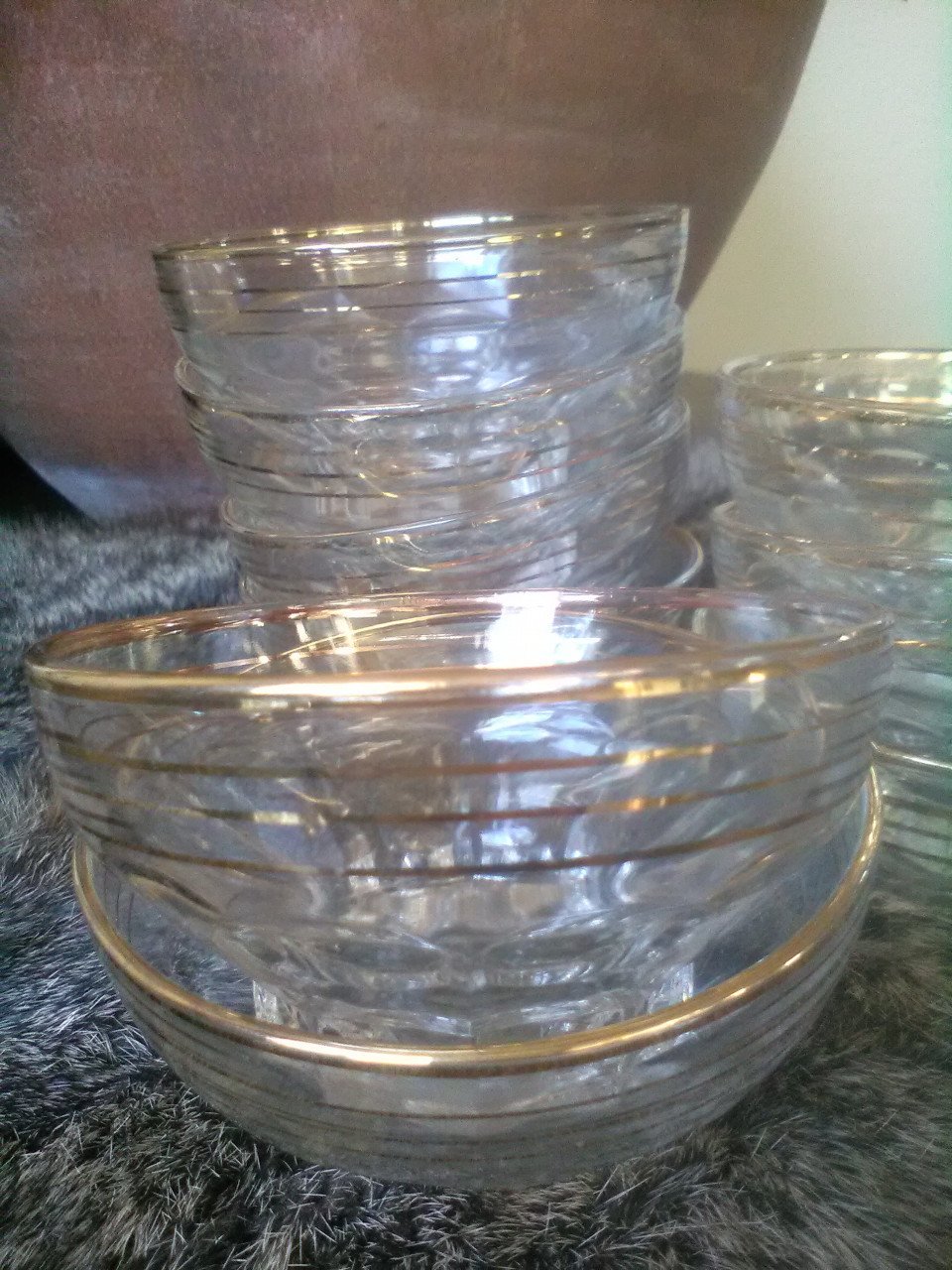 9 Oude franse bowlschaaltjes