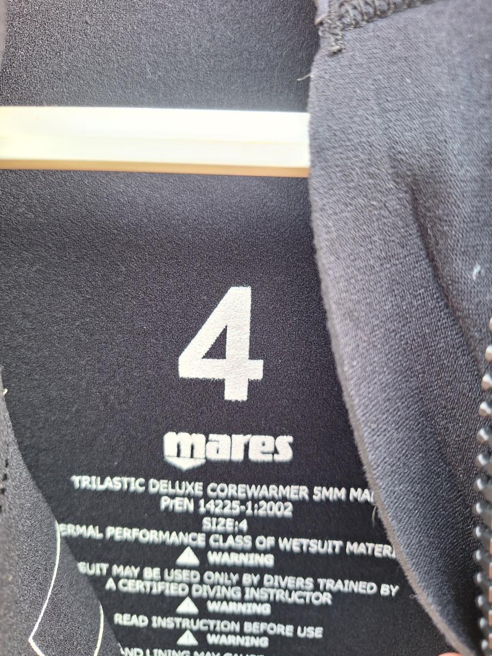 Mares dubbel duikpak maat 4