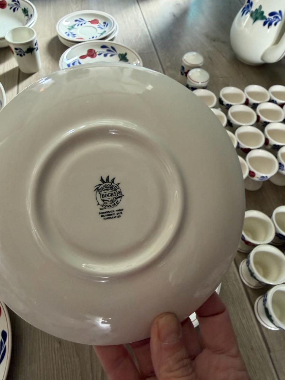 Boch boerenbont servies