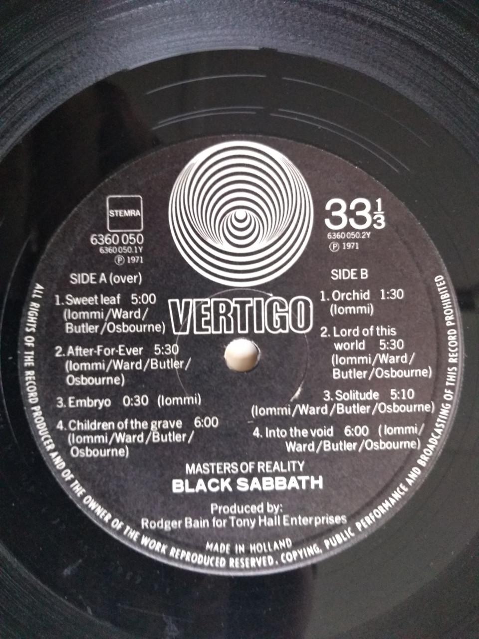 Te Koop LP Black Sabbath - Mater Of Reality