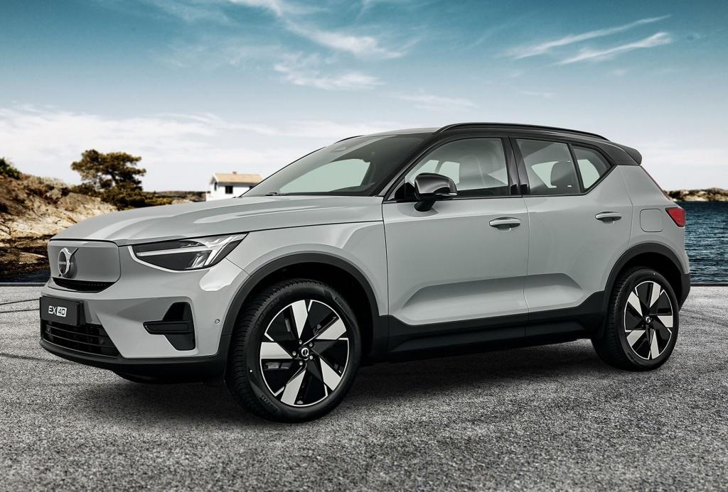 Volvo Ex40 extended range ultra dark europa