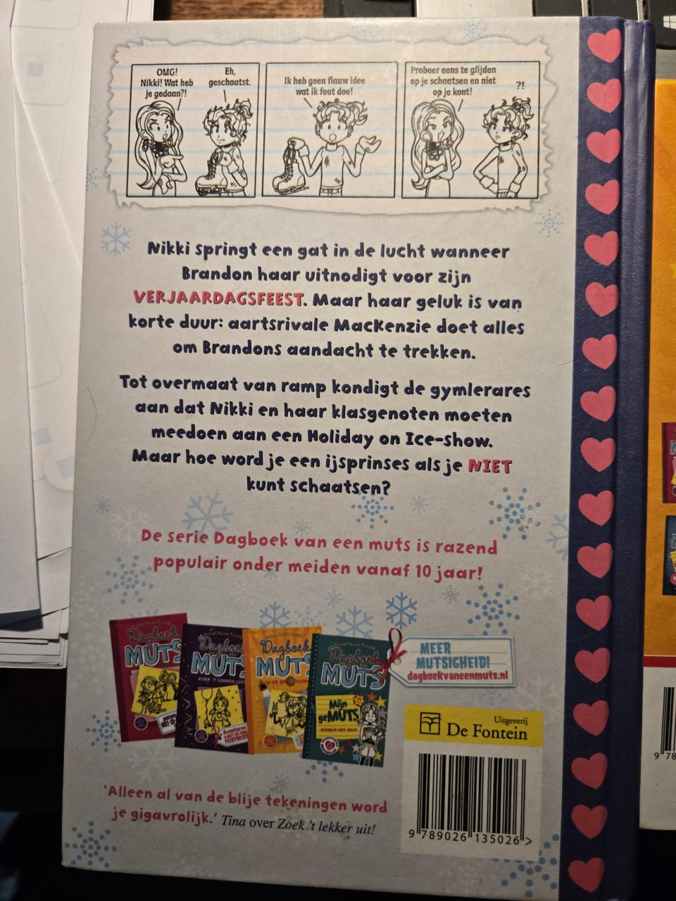 5 boeken uit de serie: Dagboek van een Muts .