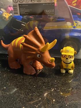 Paw Patrol rubble dino rescue