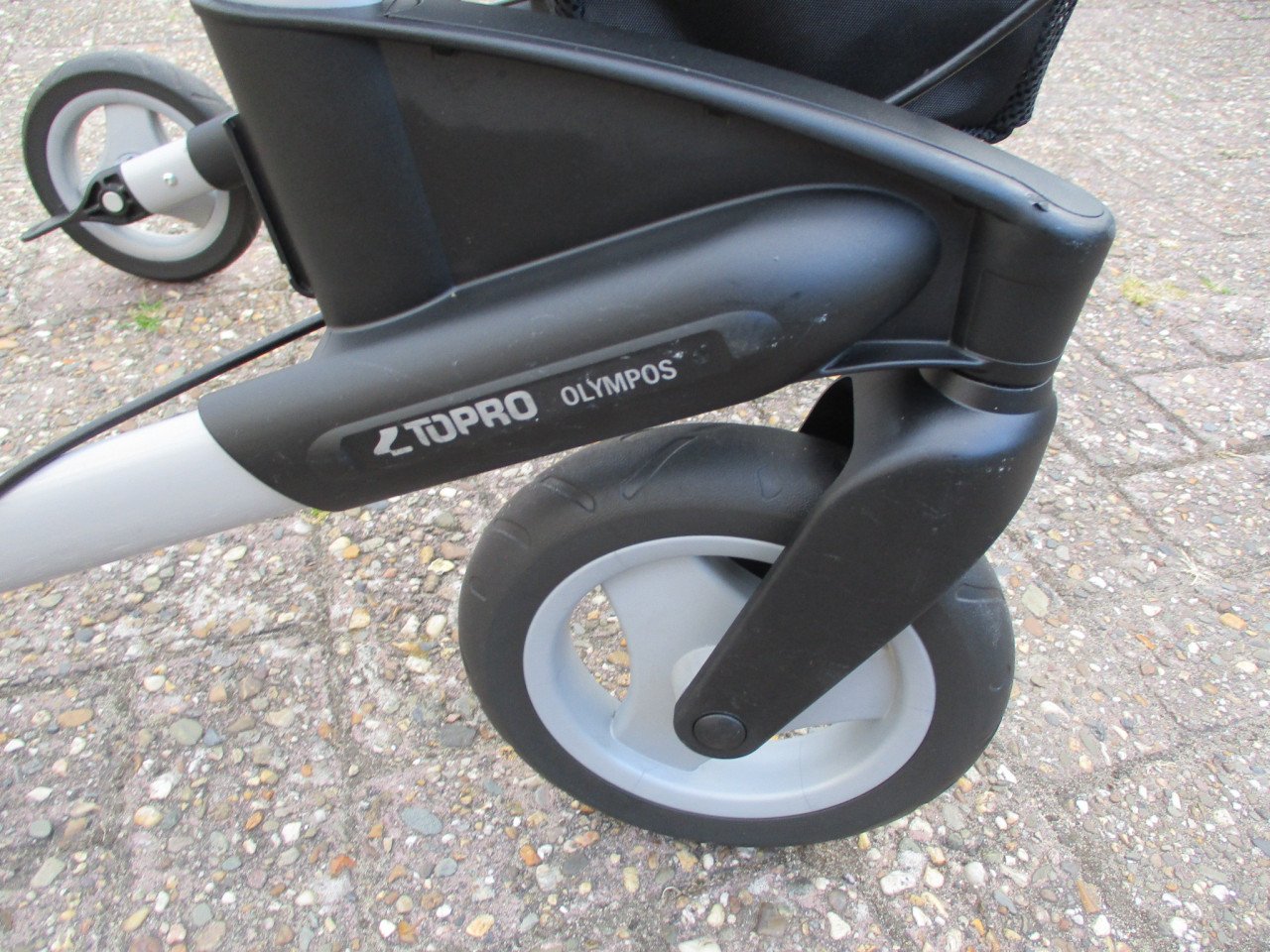 Zgan Topro Olympos opvouwbare lichtgewicht rollator met zitje en grote tas
