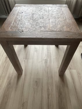 Teakhouten tafel