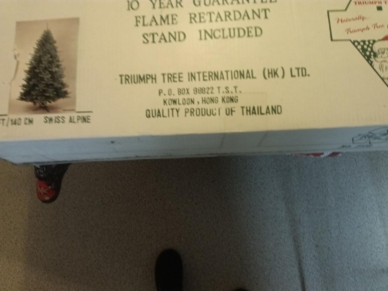 Verschillende kerstbomen