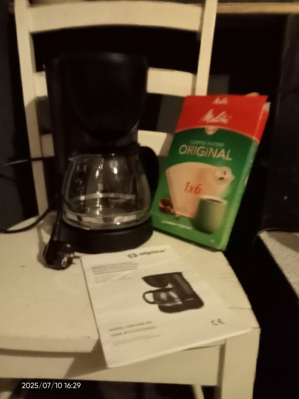 Nieuw koffiezetapparaat compleet met filters