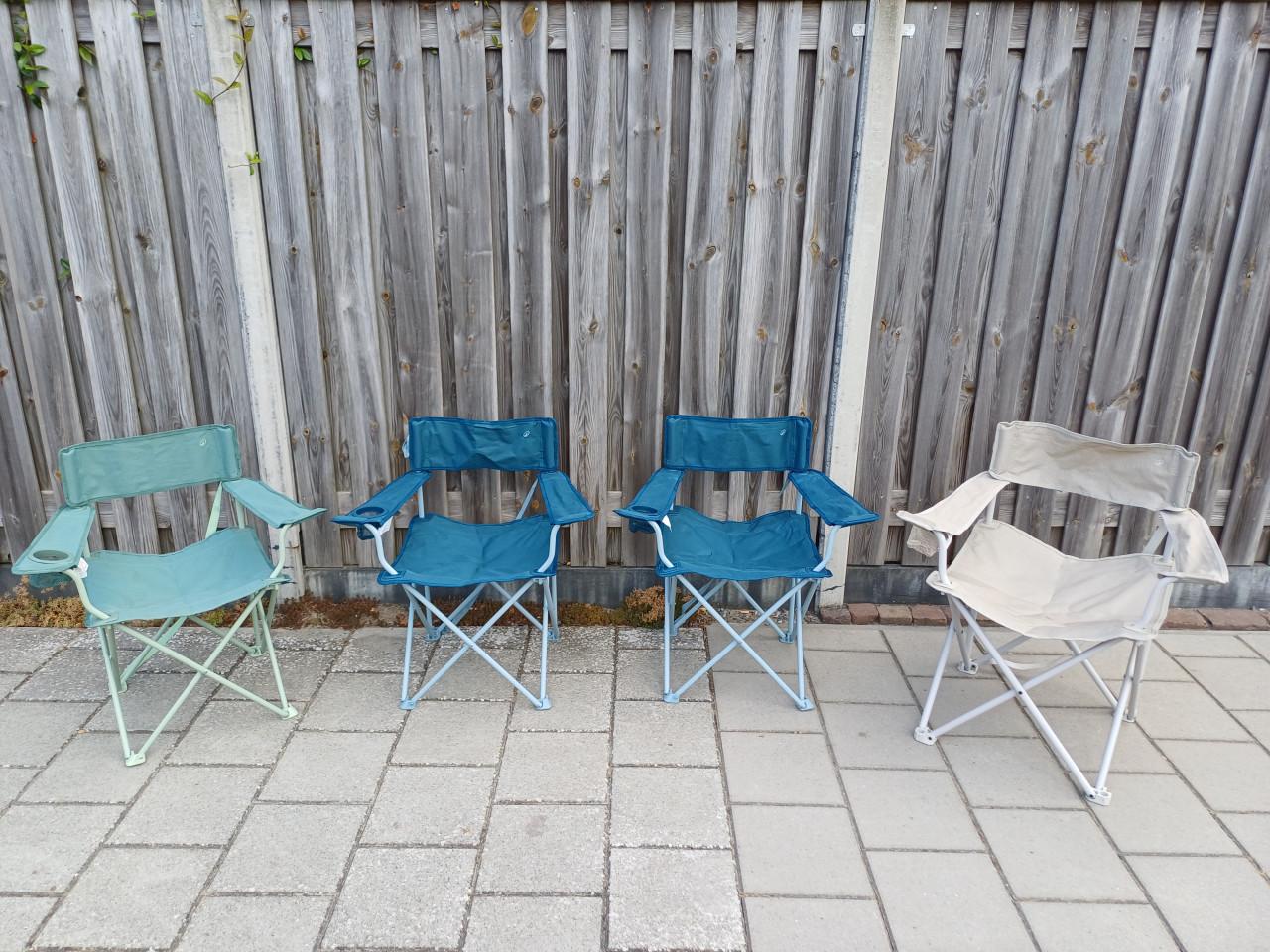 4 QUECHUA campingstoelen