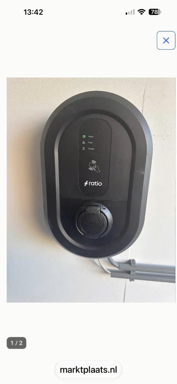 Te koop Ratio io6 – Socket 11/22kW laadstation
