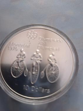 10 dollar olypise spelen zilver proof in capsule 92.5 zilver