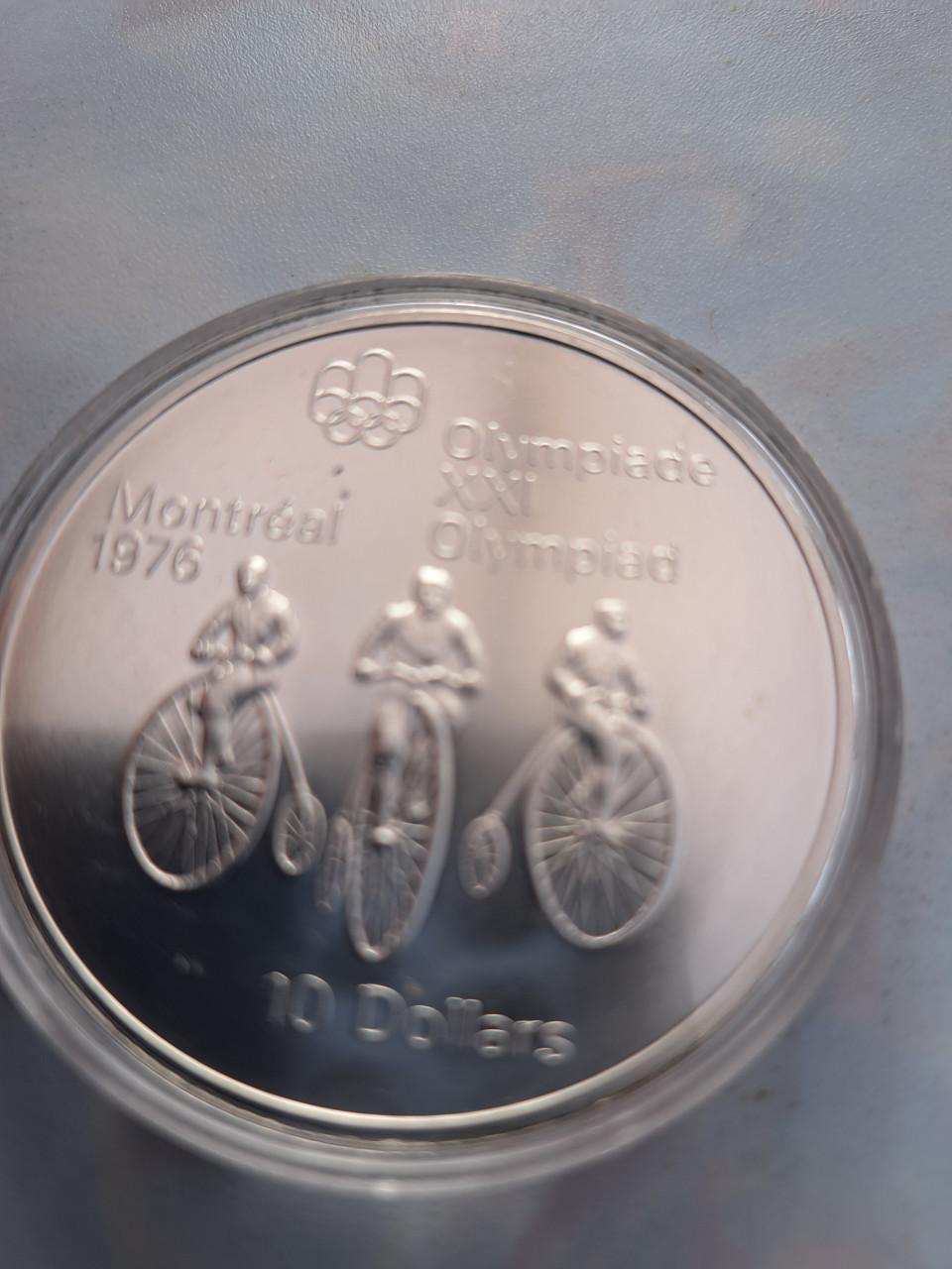 10 dollar olypise spelen zilver proof in capsule 92.5 zilver