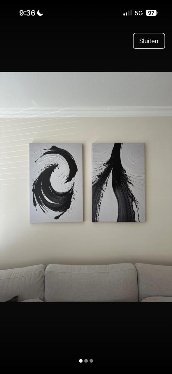 Modern kunstwerken 3D