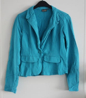 Blauw jasje-blazer maat L