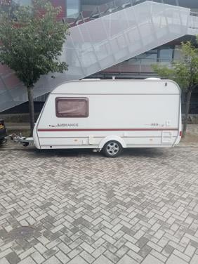 Hylander Ambiance 380, mover, enkele bedden.