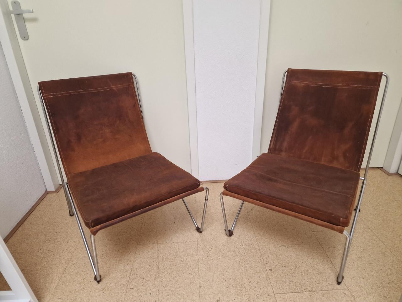Verner Panton Bachelor Designerstoelen Fritz Hansen 2 stuks