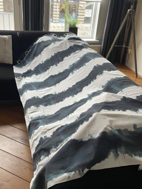 2 gordijnen met ring 140x260 (bxh)